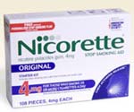 nicorette nicotine gum